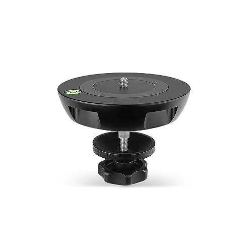 PROAIM 150mm Half Ball Adapter (Flat-Bowl Camera Mount) Camera. Converts Flat Head to 150mm Ball Base. For 150mm Bowl Tripods & Hi-Hats. 3/8"-16 Tie-Down Screw (BA-150)