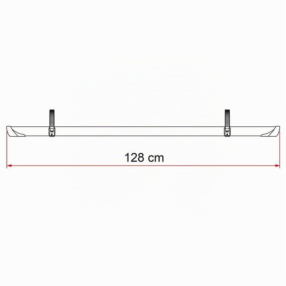 Fiamma Rail Quick Pro - Carril para Bicicleta