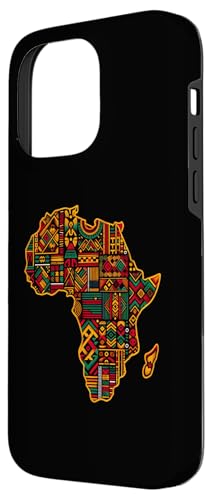 Carte de l'Afrique colorée et cool pour hommes et femmes, Kente African Lover Coque pour iPhone 14 Pro Max – vue 2