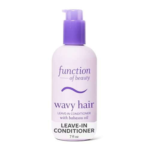 Function of Beauty Wavy Leave In Hair Conditioner - Sulfate-Free Leave In Conditioner Treatment for...