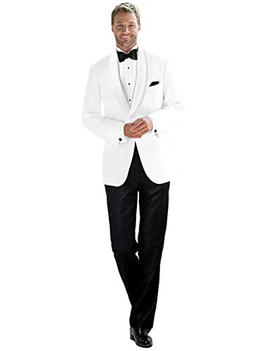 Men's Suit 2 Pieces Shawl Lapel Wedding Suits Jacket & Pants
