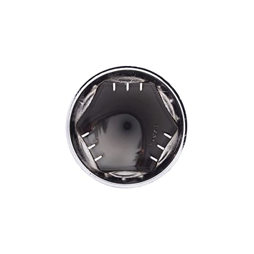 Image of United Pacific 10570 33mm x 4 7 /8 inch Chrome Plastic Super Spike Push-On Nut Covers, 33mm Push-on Lug Nut Fitting, Truck Accessories - Pack of 10