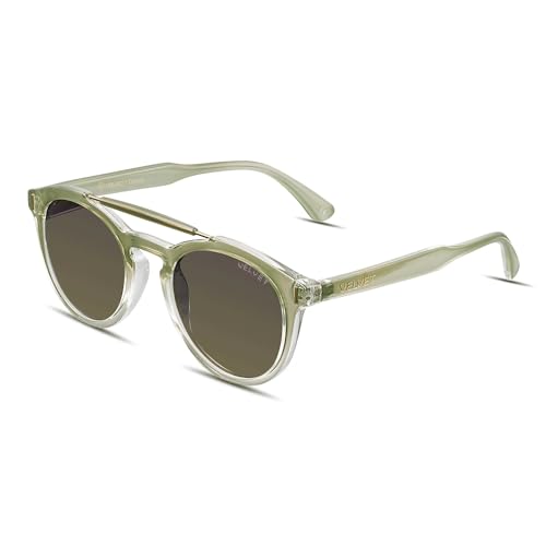 Velvet Eyewear Womens Aviator Sunglass Style Amelia in Black- 100% UV Protection - Designed for Women - Designed in the USA, Mint, V743MT403