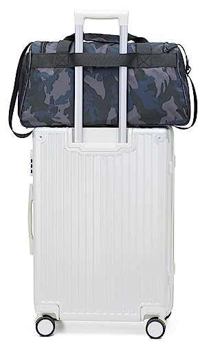 Harley-Davidson Crinkle Bar & Shield Nylon Duffel Bag w/Side Shoe Pocket - Camo4