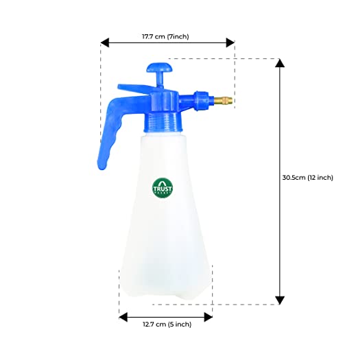 Image of TrustBasket Pressure Sprayer (1 Liter) | Water Balloon Pumping Pressure Pichkari | Holi Gun for Kids | Plant Spray Bottle for Garden |