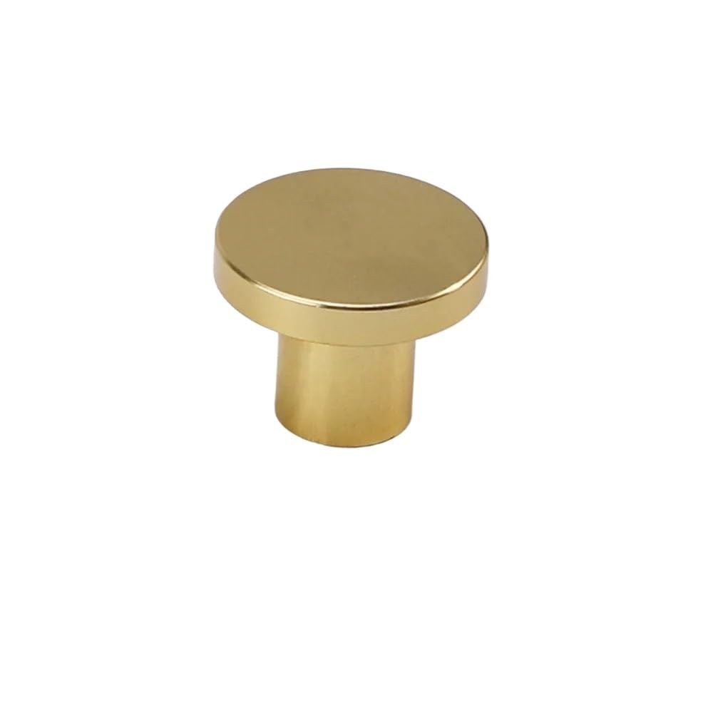 Diyouke Color3 Modern Gold Knurled Cabinet Drawer Knob - Stylish Round Cupboard Hardware For Home Furniture(Color3)