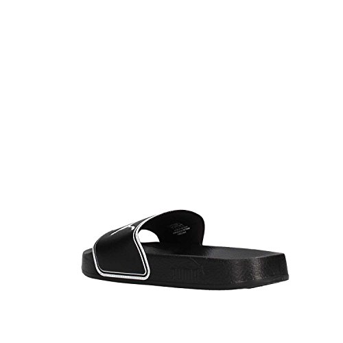 Image of PUMA Unisex Adults' Beach & Pool Shoes, Black (Black-White), 7.5 Women /6 Men