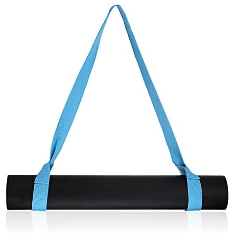 Tragegurt für Yogamatten, Verstellbare Baumwollschlinge Yogamatte Verstellbar Tragegurt Schultergurt für Tragematten, doppelt als Spanngurt im Training (Keine Yogamatte) Cover