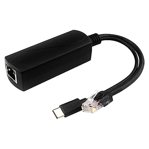 Gigabit PoE Splitter 5V 3A IEEE 802.3af Standard 10/100Mbps para cámaras WiFi y tabletas con Power Over Ethernet miniatura 4
