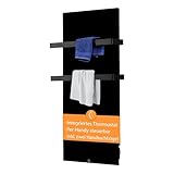 Mi-Heat Elektrischer Handtuchheizkörper aus ESG-Sicherheitsglas