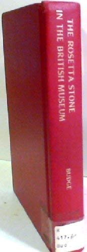 The Rosetta Stone in the British Museum: The Gr... 0404113621 Book Cover