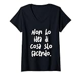 Photo Gallery donna non ho idea di cosa sto facendo divertente sarcastico maglietta con collo a v Photo Gallery donna non ho idea di cosa sto facendo divertente sarcastico maglietta con collo a v