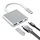 DAILINK 3-in-1 USB C HDMI Adapter, Light-Ning zu HDMI Kabel für TV, Multiport Digital AV Mit 4K HDMI, USB-A 3.0, Plug and Play