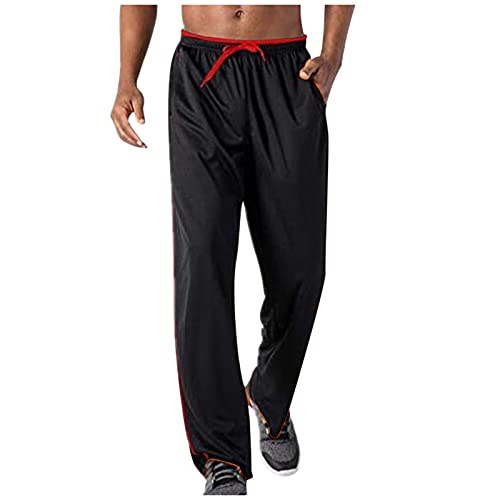 Kobilee Pantaloni da Ginnastica Uomo Larghi Running Lunghi Pantaloni Tuta Corsa Leggero Eleganti Slim Fit Pantaloni Sportivi Palestra Elasticizzati Cotone Jogging Pantaloni Casual Pantaloni Cargo