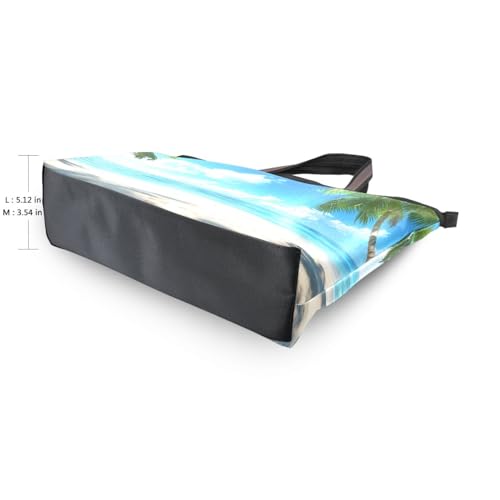 senya Beach Palm Trees Shoulder Bags Large Handle Ladies Handbag3