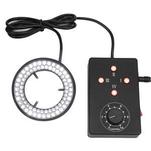 アームスシステム LED-R72 実体顕微鏡用LEDリング照明(白色LED72個 4分割照射型) ds-1944566