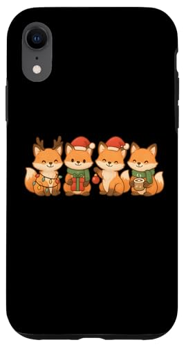 Foxes LbY j̎q ̎q NX}X Lcl X}zP[X iPhone XR p