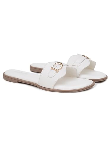 Image of Women's Oasis Flat Sandal Lightweight & Flexible Comfortable Design Anti-Skid Sole Versatile Style For Girls /Ladies