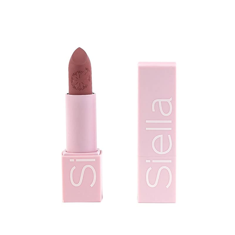 Siella BeautyNina Flower Power Matte Lipstick,Upto 10 hr Long Lasting Lipstick, Made In Italy