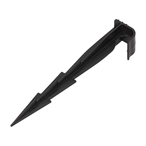 GARDENIX 100 Stück AquaPEG Gartenschlauch Anker Boden Erdspiess Befestigungsanker für Tropfschlauch Perlschlauch Steckgabel