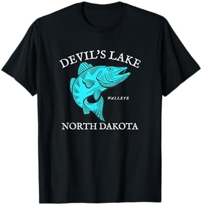 Devil’s Lake North Dakota Walleye Fishing T-Shirt