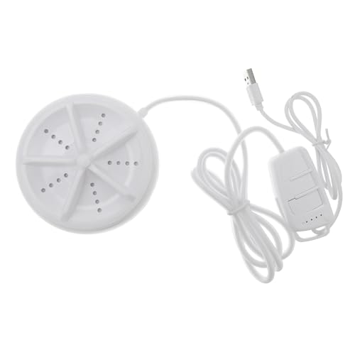 OSALADI Mini Lavadora Portátil Ultrasónica con USB para Ropa Ligera Calcetines y Ropa Interior Lavadora Portátil para Camping Dormitorios y Apartamentos