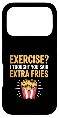 Exercise I Thought You Said Extra Fries Funny �X�}�z�P�[�X iPhone 17 Pro �p