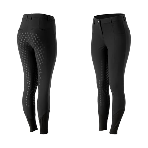 Equinavia Anna Womens Tailored Full Seat Breeches - Black - 34
