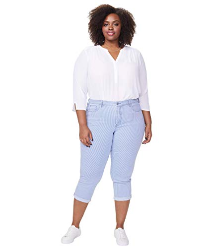 NYDJ Plus Size Plus Size Chloe Capris in Trella Trella 18W