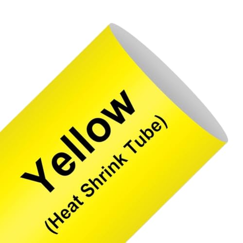 Tube thermorétractable 8,8mm à haute lisibilité noir sur jaune pour gaine de câble