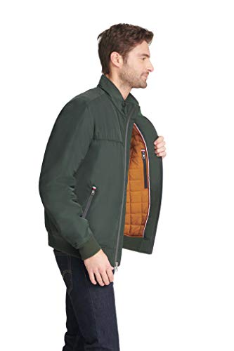 Image of Tommy Hilfiger Men's Performance Faux Memory Bomber Jacket