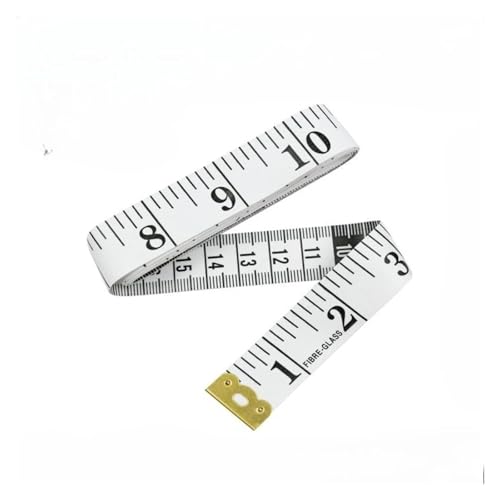 Cinta métrica de sastre 3m x 2.0cm Fibra blanca miniatura 1