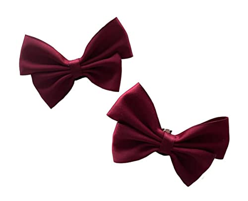Image of Fodattm 2PCS Handmade Bow Knot Shoe Buckle Clips Wedding Shoe Decoration Charms DIY Crafts Findings Accessories Package