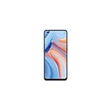 OPPO Reno4 Bleu Galactique Smartphone débloqué 5G - 128 Go - 8 Go de RAM -Batterie 4020 mAh avec Technologie de Charge Rapide SuperVOOC 2.0 / 65W - USB-C - Android 10 - Téléphone Portable