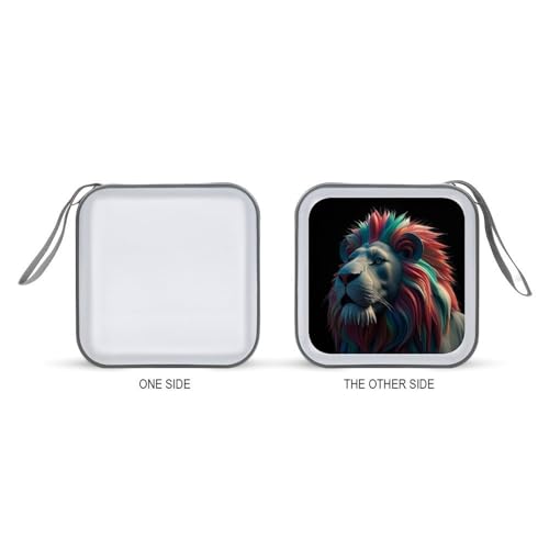 Estuche para CD portátil con relieve abstracto y acabado estético premium 8