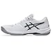 ASICS Men's Game FlyteFoam Tennis Shoes, 9.5, White/Black