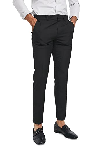 Mens Skinny Suit Pant 36 Black3