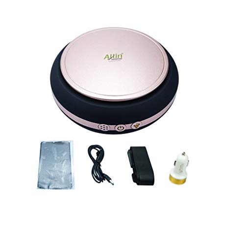 Image of AllExtreme AE-X02 Portable Mini Travel USB Car Air Purifier Negative Ions Ionizer Air-Freshener with HEPA Filter to Remove Odor Smell Bacteria and Allergen (4.2W)