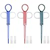 Vwoqiy 3 Stück Tabletten Feeder, Tablettenteiler, Medikamenten Feeder Kunststoff, Pet Pusher Tabletteneingeber Tablettengeber für Katzen kleine Hunde