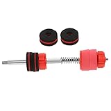 Totority 1set Cymbal Quick Release Nut Clutch for Jazz Drum Stacker Double Layer Design for Easy Assembly Fits Stands Construction Red