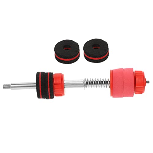 Totority 1set Cymbal Quick Release Nut Clutch for Jazz Drum Stacker Double Layer Design for Easy Assembly Fits Stands Construction Red