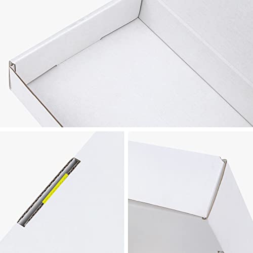 White Corrugated Cardboard Boxes, 150x100x50mm Royal Mail PIP Small Parcel Boxes, Mailing Boxes for Business Posting - Image 4
