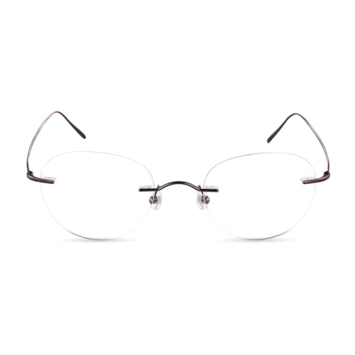 Gafas de vista Rodenstock R7084 color marrón de montura unisex talla cincuenta y uno