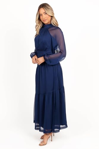 Image of Petal & Pup Women's Julip Sheer Long Sleeve Maxi Dress