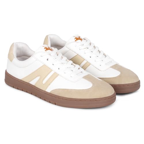 Image of Cantabil Casual Sneaker Shoes for Men l Lightweight & Comfortable with Cushioned Insole PU (Polyurethane) Upper TPR Sole Lace-Up Closure (P MFTW00142)