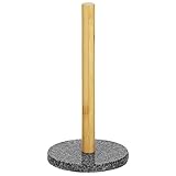 SPRINGOS Portarrollos de cocina de bambú,5 cm