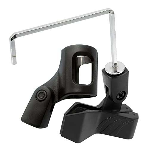 DIYEAH 1Set Portable Metal Microphone Clip Holder for Saxophone Mic Lifter for Secure Fixation Convenient Installation for Concerts and Performances Durable Design