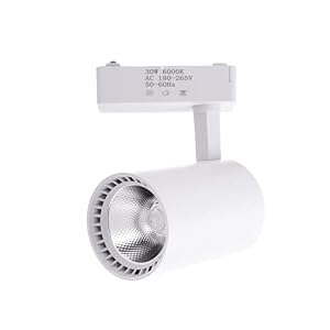 Jandei – Spot LED Pour Rail 30W/6000K ** 220V 50-60Hz * 2200 Lumen Monophasé – Blanc Froide