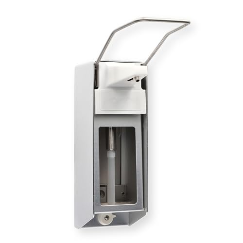 Medi-Inn Wandspender 500 ml, 1 Stück, Langarm, Aluminium, Eurospender für Seife & Desinfektionsmittel