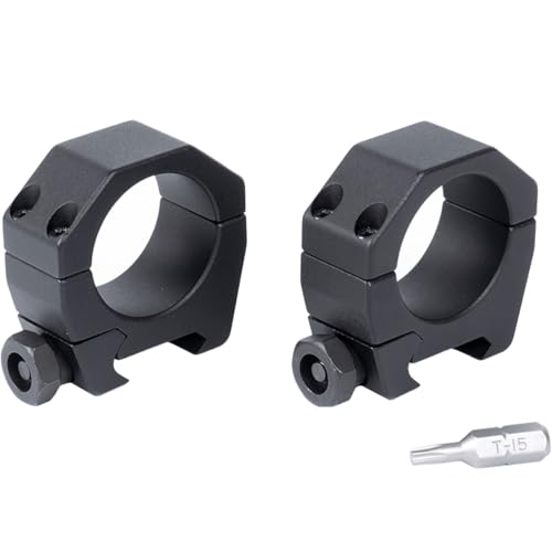 EGW Evolution Gun Works Keystone Series Scope Ring Set, 30MM Tube, .850in Low, Black, 62100